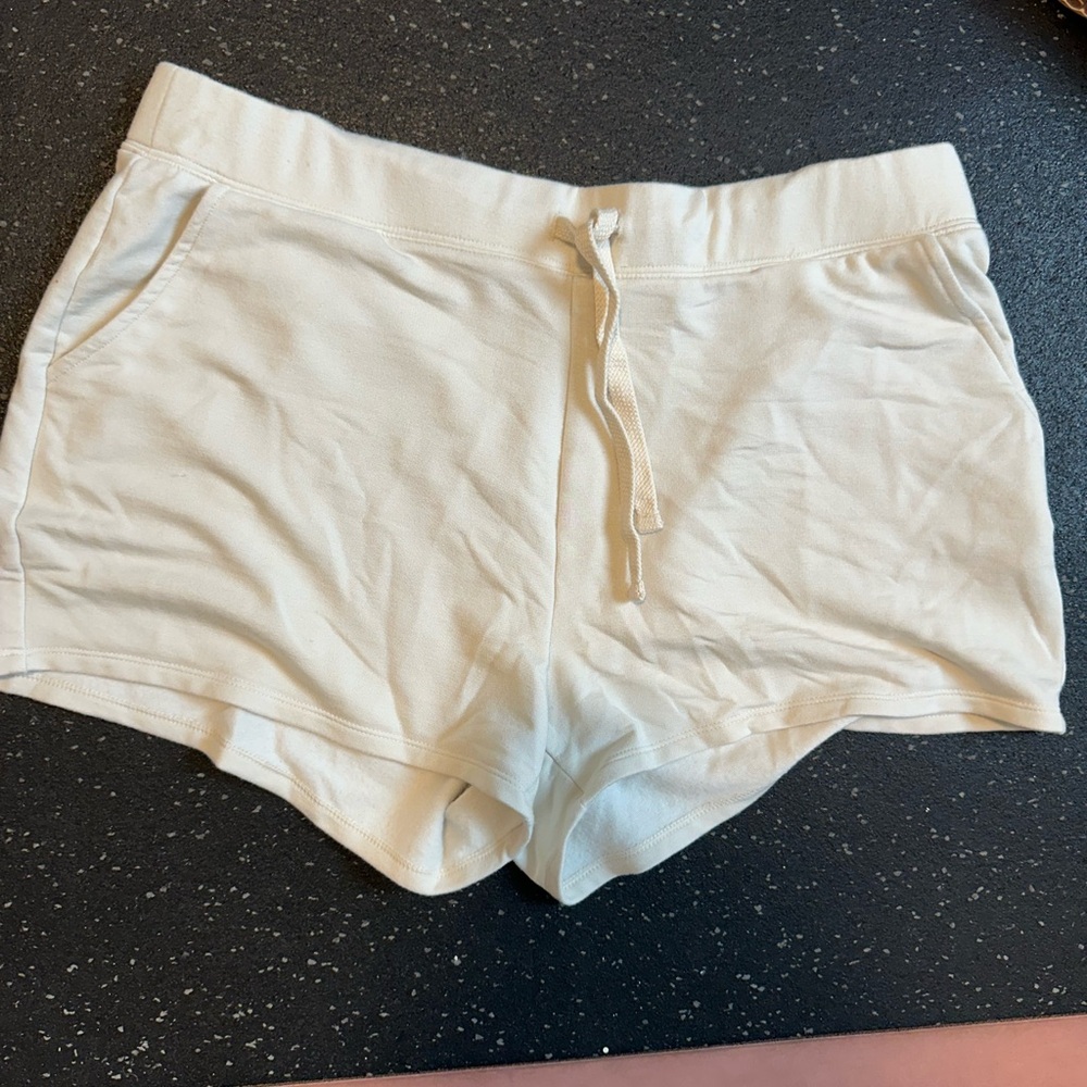 Quince Cream Athletic Shorts
